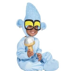 Trolls World Tour Costume Tiny Diamond Infant Sz 6-12 Months Halloween